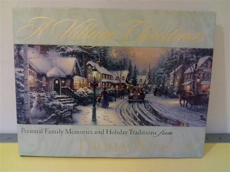 A Village Christmas by Thomas Kinkade, Artworks of the Holidays, 1999