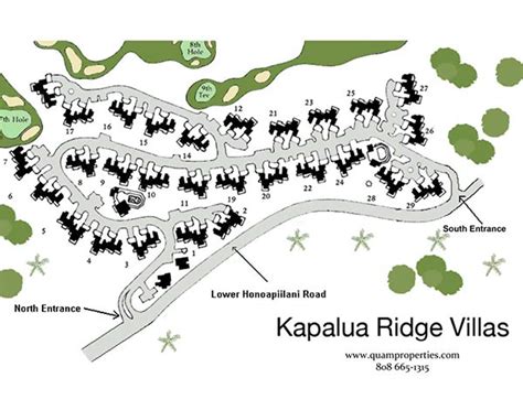 Kapalua Villas Maui Map - Beulah Sallyann