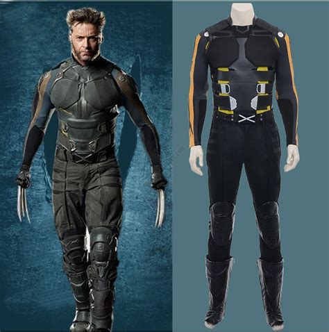 Hot Online Sale Super Hero Wolverine Men Costume Suit Of Film X-Men