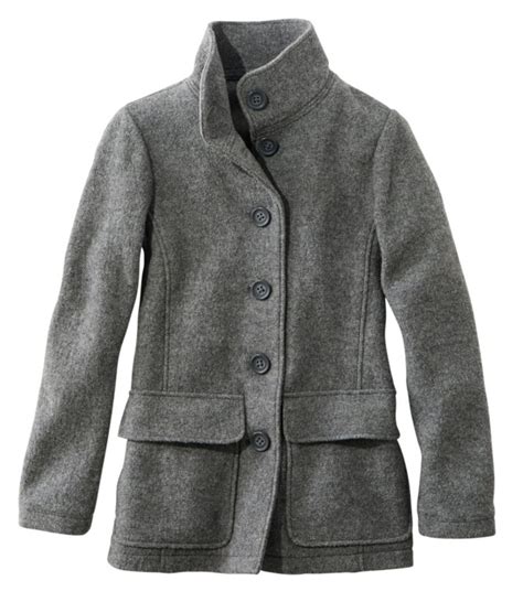 L.L.Bean Boiled Wool Jacket | Wool jackets women, Wool jacket