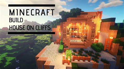 Minecraft Mountain Cliff House Tutorial - Minecraft Land