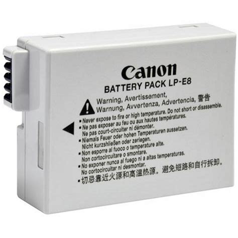 Canon LP-E8 Battery Pack for EOS 550D, 600D, 650D and 700D CAN-LP-E8