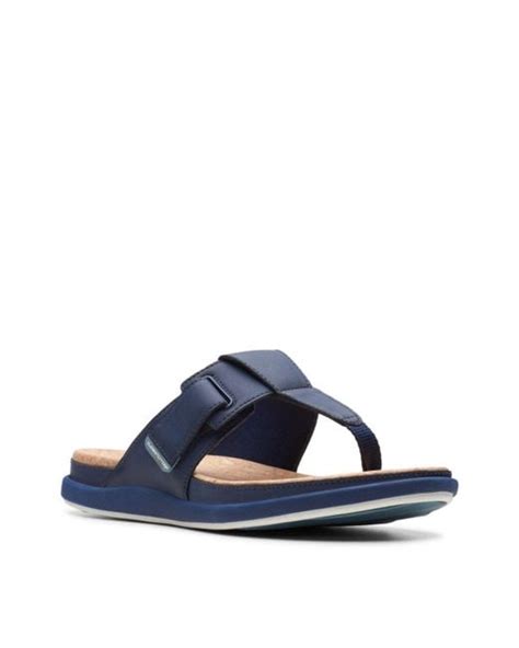 Clarks Cloudsteppers Step June Reef Flip-flops in Blue - Lyst