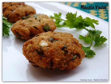 Chasing Taste: Masala Vadai Recipe - Paruppu Vadai Recipe - Spiced Dal ...