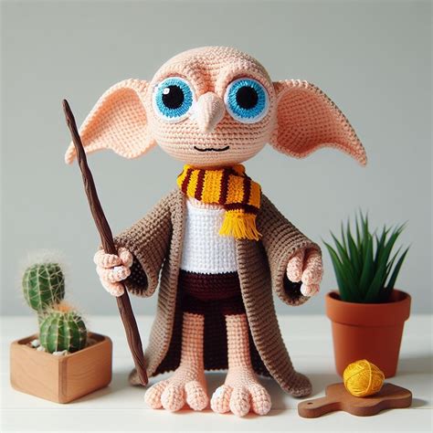 Crochet Harry Potter Dobby Amigurumi Idea - The Amigurumi