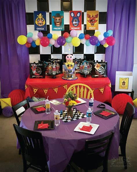 Five Nights At Freddy's Birthday Party Ideas | Photo 2 of 11 10th ...