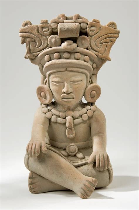 Mayan Clay Sculpture stock image. Image of relic, maya - 13592401