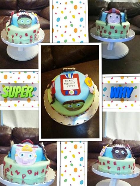 Super Why cake | Super why cake, Cake, Creative cakes