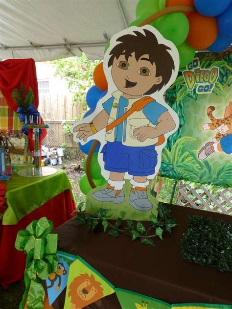 Go Diego Go Birthday Party Ideas | Photo 3 of 60 | Fiestas temáticas, Fiesta, Cumpleaños