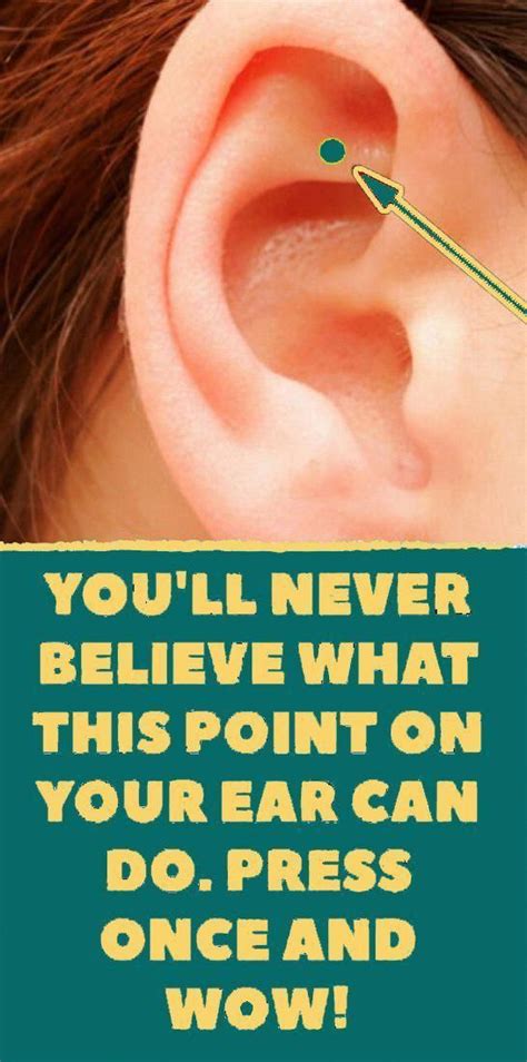 A Point on The Ear, Known As The Shen Men, Could Help You Feel Better ! | How to relieve stress ...