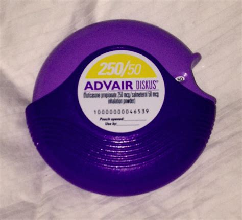 Advair recommended dosage, Recommended dosage for advair