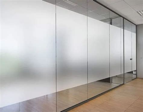 Frosted Glass Partition, For Office, Thickness: 12 Mm at Rs 400/sq ft in Nashik