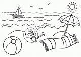 Beach Printable Coloring Pages sketch template