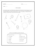 Table Setting Spanish Worksheets & Teaching Resources | TpT