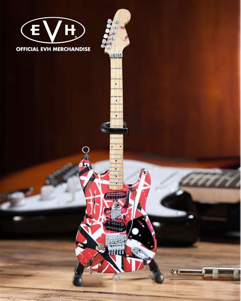 EVH "Frankenstein" Eddie Van Halen Mini Guitar Replica Collectible - O ...