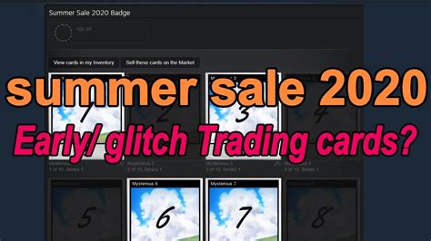 Steam Summer sale 2020 Trading card early? - YouTube