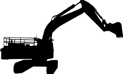 5 Excavator Silhouette (PNG Transparent) | OnlyGFX.com