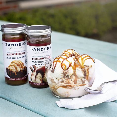 Sanders Hot Fudge Topping Sauce - Milk Chocolate Ice Cream Sundae Dessert - 20oz Jar - 1.25lb Pack