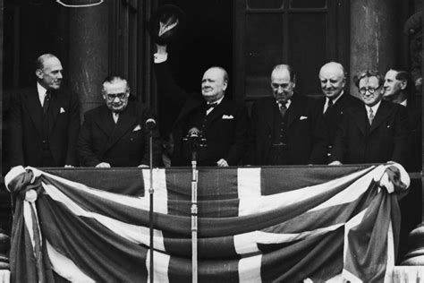 Winston Churchill's 1945 Victory in Europe Day speech in full