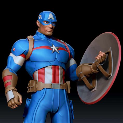 Captain America - Fan Art - ZBrushCentral