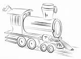 Steam Train Locomotive coloring Page  ColouringPages sketch template