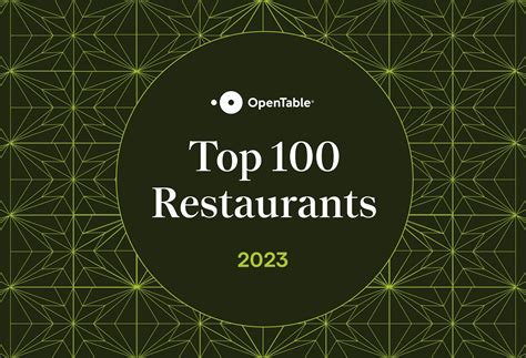 Introducing OpenTable’s Top 100 restaurants for 2023