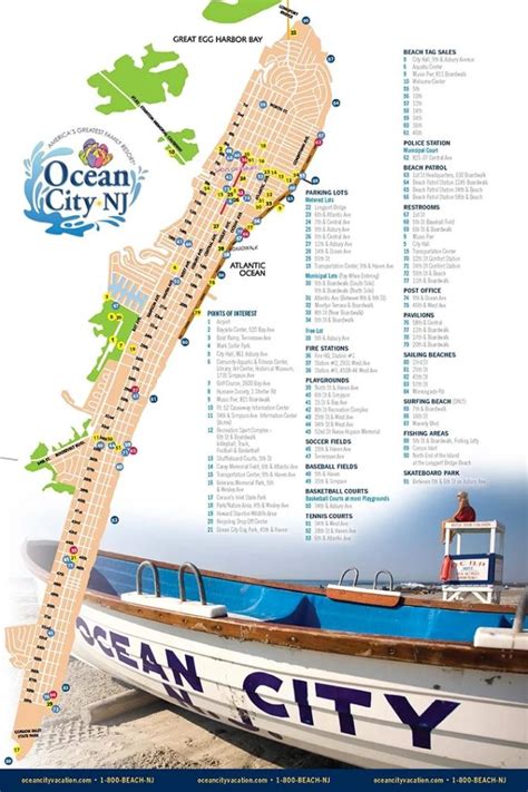 Map of Ocean City, New Jersey