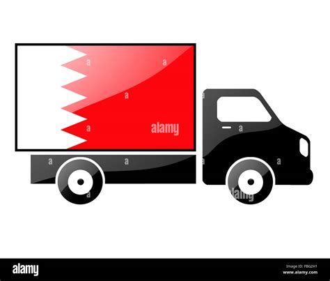 The Bahraini flag Stock Photo - Alamy