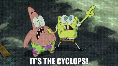 YARN | It's the Cyclops! | The SpongeBob SquarePants Movie | Video gifs ...