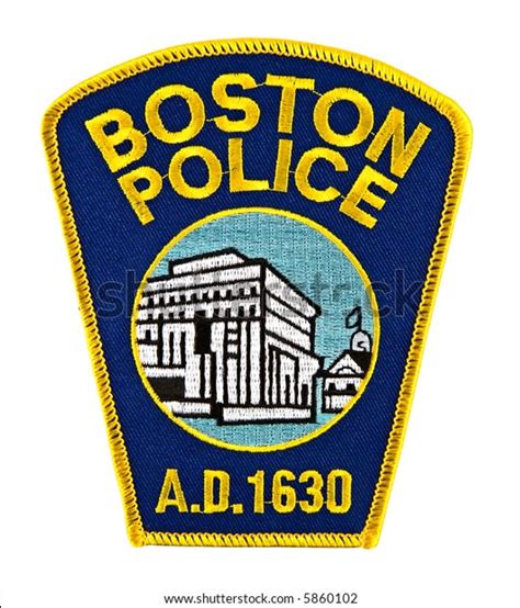 Boston Massachusetts Police Department Uniform Shoulder Stock Photo ...