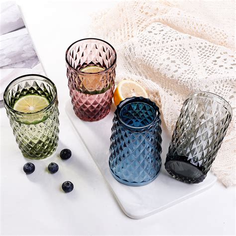 Colored Glass tumbler cup-DRINKWARE-Jh Glassware-Jh Glassware