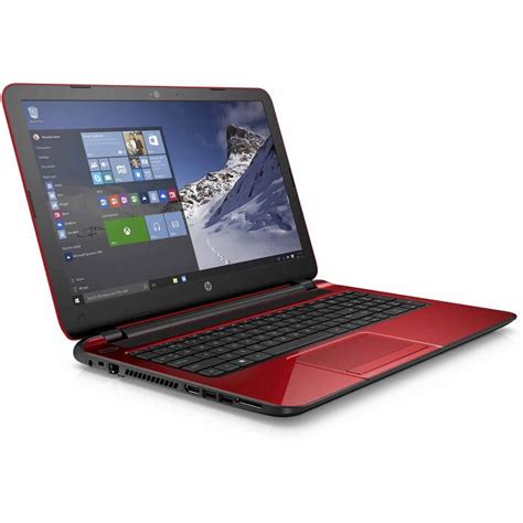 HP Flyer Red 15.6 15-f272wm With Pentium N3540 Processor 4GB RAM 500GB ...