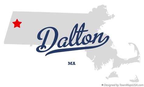 Map of Dalton, MA, Massachusetts