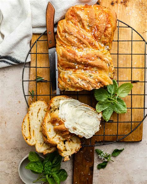 Savory Herb and Cheese Babka (+How to Video) - Britney Breaks Bread