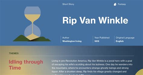 Rip Van Winkle Characters | Course Hero