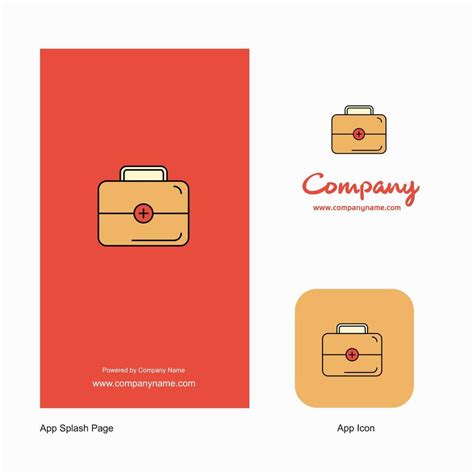 First aid box Company Logo App Icon and Splash Page Design Creative Business App Design Elements ...