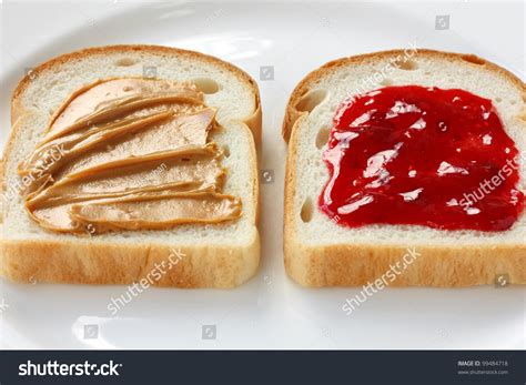 Peanut Butter & Jelly Sandwich Stock Photo 99484718 : Shutterstock