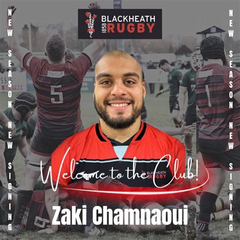 Welcome to the Club, Zaki! - Blackheath Rugby