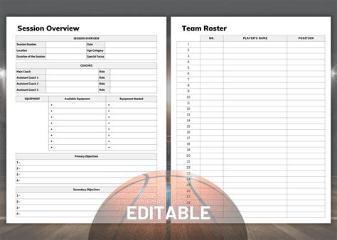 Basketball Coaching Template, Basketball Practice Plan, Basketball Game ...