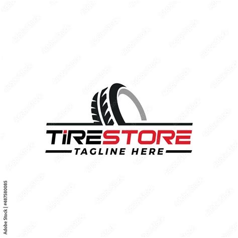 creative tire logo, tire store logo design vector illustration Stock ...