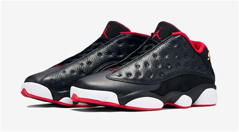 Air Jordan 13 Retro Low Black/ Red - Official Look + Release Info ...