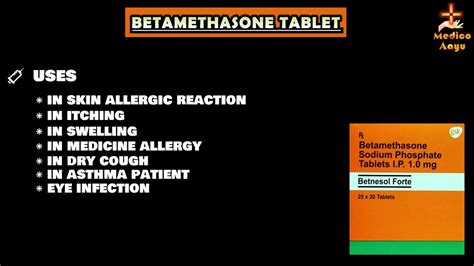 Betamethasone Tablet | Betnesole Tablet Uses,,Side Effects, Dose & Precuations In Hindi - YouTube