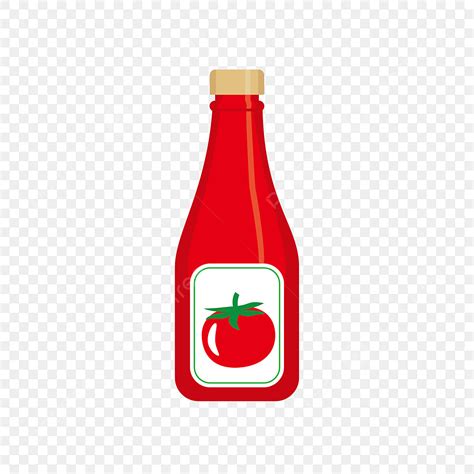 Ketchup Bottles Clipart Vector, Bottle Of Tomato Ketchup Vector ...