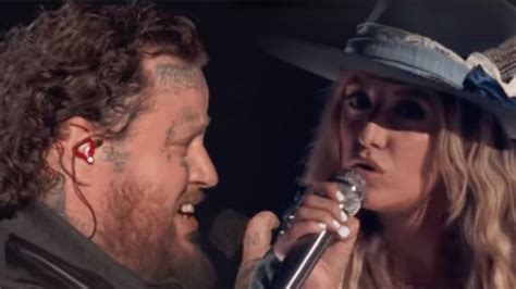 Lainey Wilson Joins Jelly Roll For Surprise Duet During ACM Awards