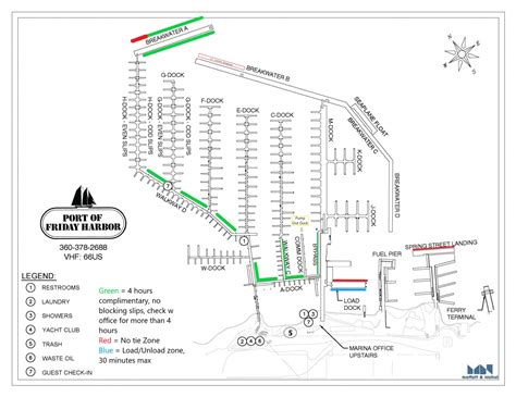 Friday Harbor Marina Map – The Port of Friday Harbor