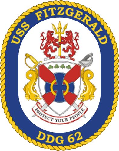 USS FITZGERALD (DDG 62) – American Plaque Company – Military Plaques, emblems, seals,shadow ...