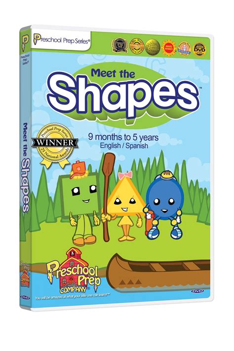 Preschool Prep Company Meet the Shapes DVD | Preschool prep, Learning ...