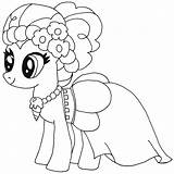 Lovely Pinkie Pie sketch template