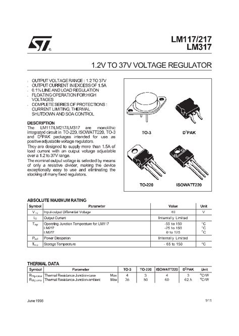 LM317_343732.PDF Datasheet Download --- IC-ON-LINE