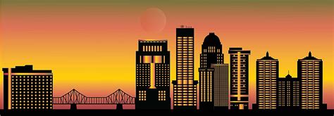 Louisville Skyline Skyline Waterfront Houses Vector, Skyline, Waterfront, Houses PNG and Vector ...